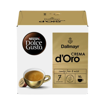 Nescafé Dolce Gusto Dallmayr Crema d'Oro 7, 16 Kaffeekapseln, 120g